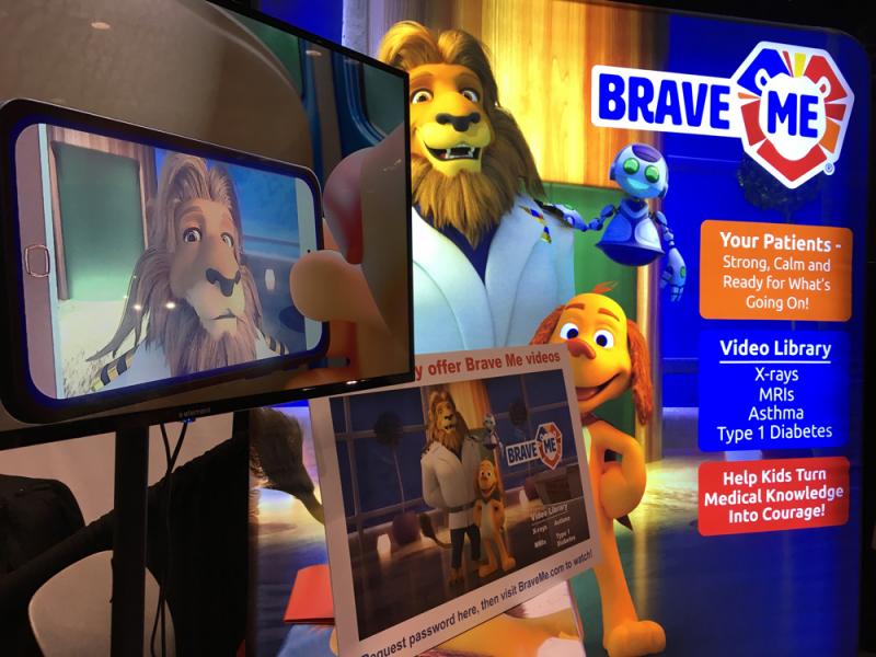 Brave Me公司提供视频、毛绒玩具和其他辅助工具，帮助放射科向儿童解释成像程序，使其体验不那么可怕。